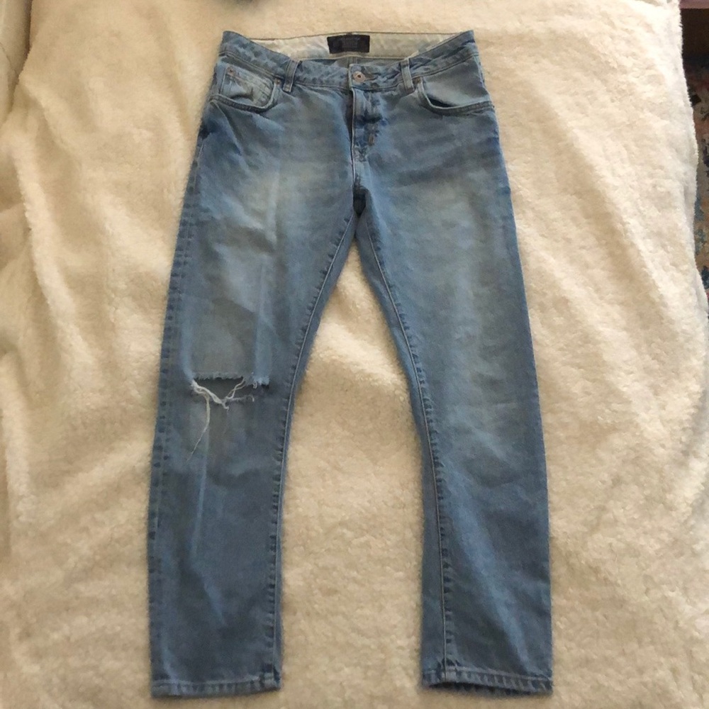 NWOT Zara Spain Boyfriend Jeans